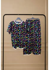 COLORPOP NOIR PRINTED SHIRT AND TROUSER
