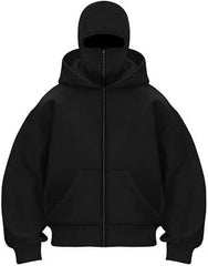 Balaclava Ninja Zipper Hoodie Jacket