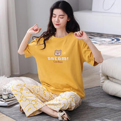 Dreams Cute Bears Printed Night Suit