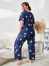 Blue Midnight Star Printed Night Suit