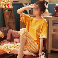 Yellow Duck Printed Night Suit