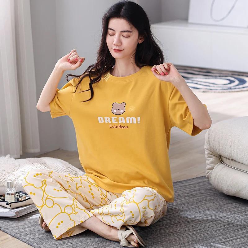Dreams Cute Bears Printed Night Suit
