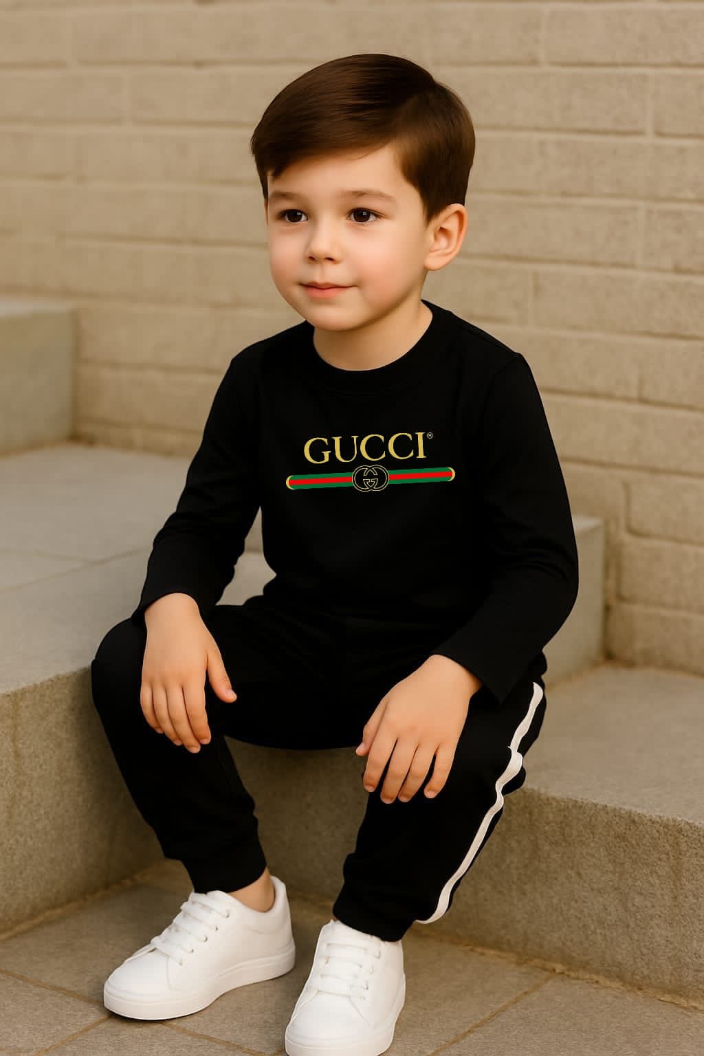 Black Guc Track Suit for Kids